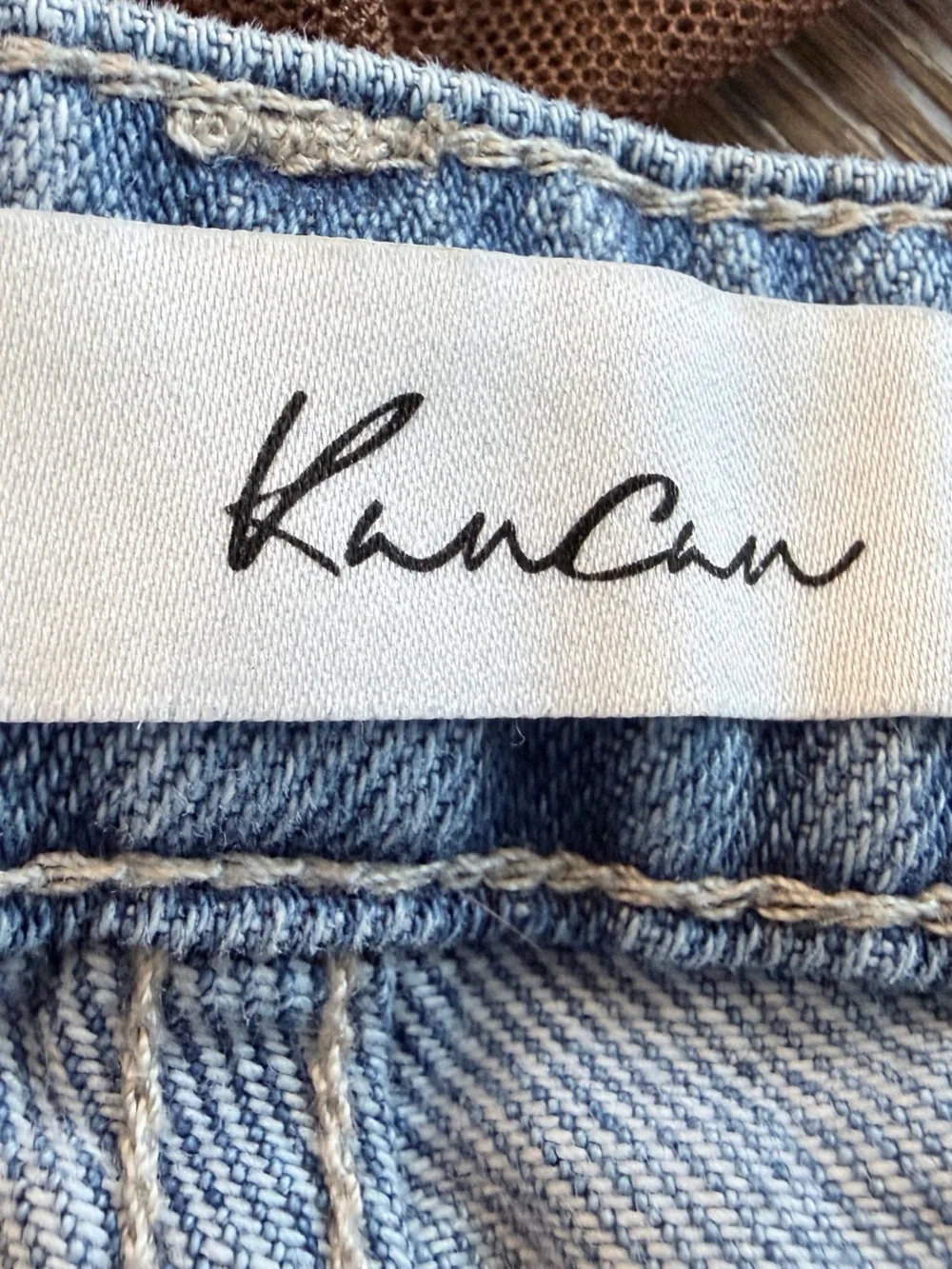 KanCan distressed denim shorts